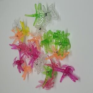 Dragonfly clips various colors BOGO8